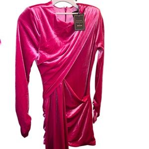 Michael Costello Pink Cocktail Dress, Size XS